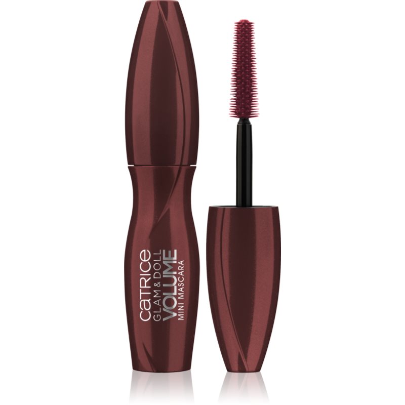 Catrice ETERNAL RED Glam & Doll Volume mini řasenka pro objem a natočení řas odstín C01 Burgundy 5.5 ml