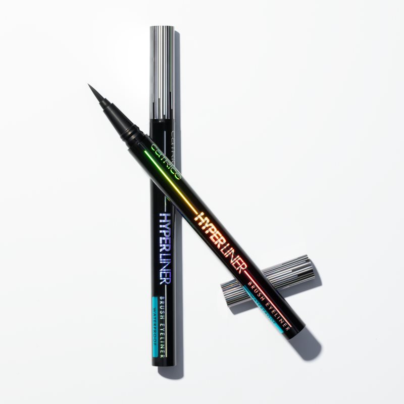 Catrice Hyper Liner Brush Eyeliner langanhaltender wasserfester Eyeliner Farbton 010 Ever Black 0.52 ml (Bild 10)