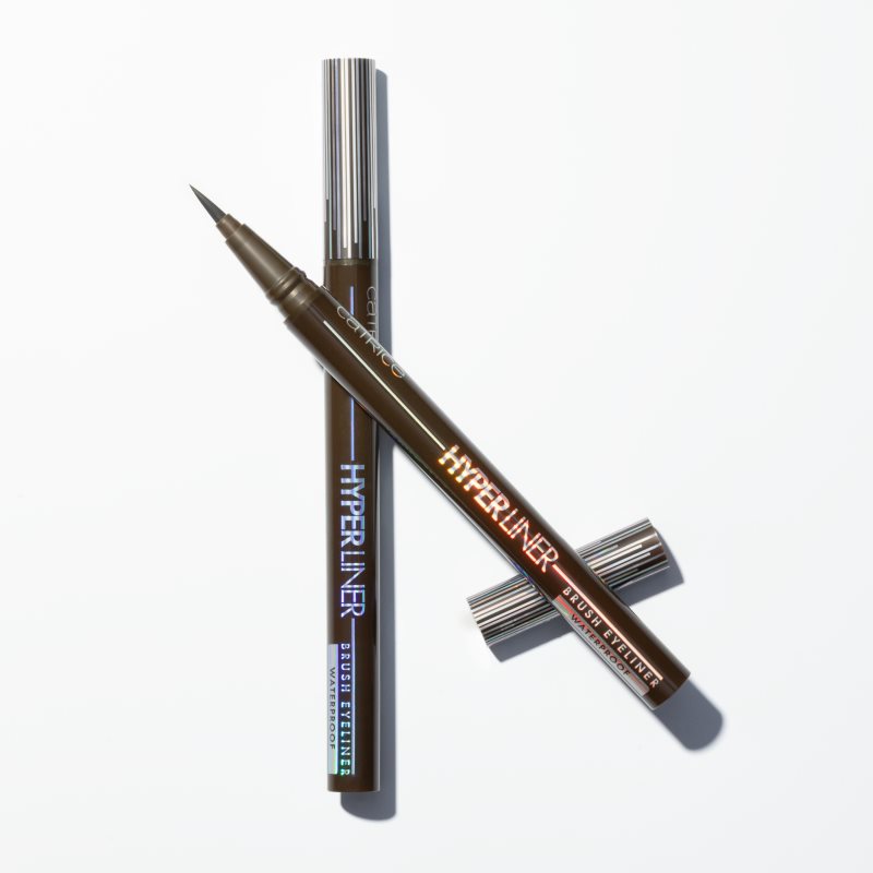 Catrice Hyper Liner Brush Eyeliner langanhaltender wasserfester Eyeliner Farbton 020 Dark Mocca 0.52 ml (Bild 10)