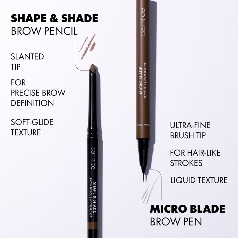 Catrice Micro Blade Brow Pen Waterproof fix na obočí voděodolný odstín 030 True Brown 0.64 g (obrázek 6)