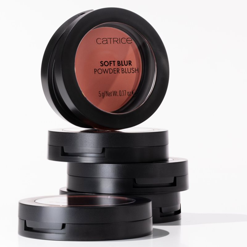 Catrice Soft Blur Powder Brush pudrová tvářenka s matným efektem odstín 020 Coral Cloud 5 g (obrázek 8)