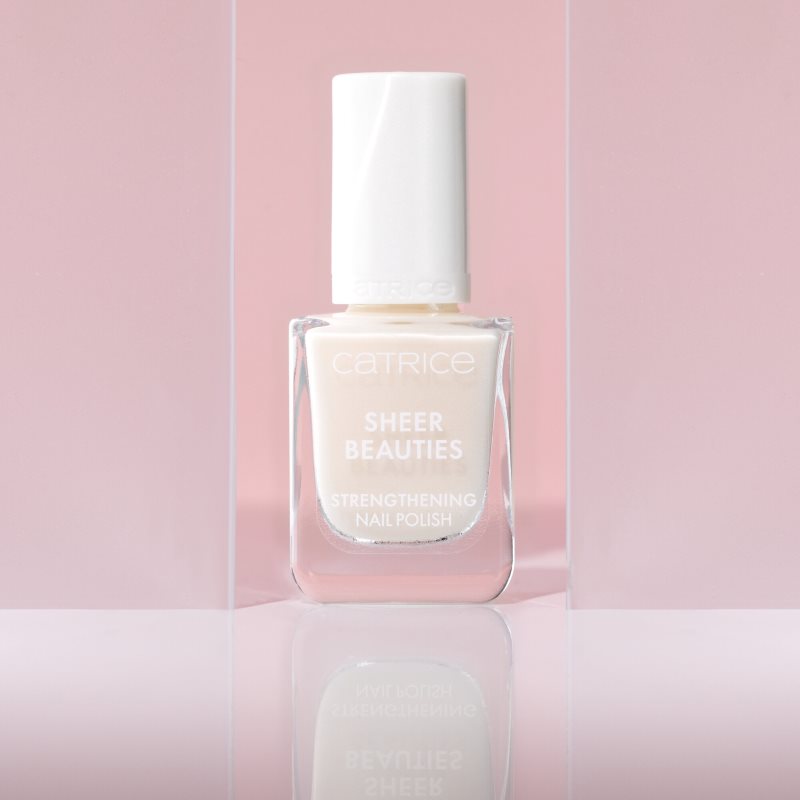 Catrice Sheer Beauties Strengthening Nail Polish posilující lak na nehty odstín 010 Milky Not Guilty 10.5 ml (obrázek 4)