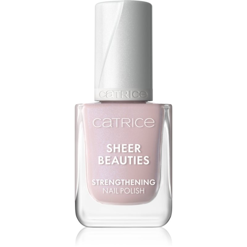 Catrice Sheer Beauties Strengthening Nail Polish δυναμωτικό βερνίκι νυχιών απόχρωση 030 Barely Blushed 10.5 ml