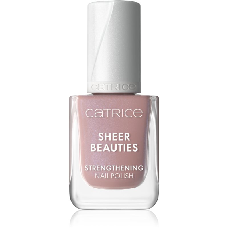 Catrice Sheer Beauties Strengthening Nail Polish δυναμωτικό βερνίκι νυχιών απόχρωση 070 Dusty Romance 10.5 ml