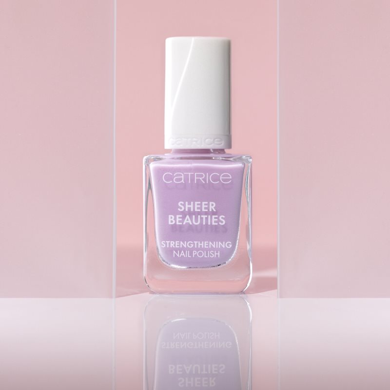 Catrice Sheer Beauties Strengthening Nail Polish posilující lak na nehty odstín 080 Lavender Whispers 10.5 ml (obrázek 3)