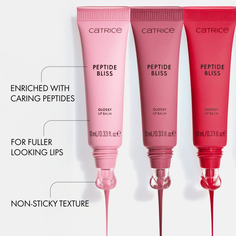 Catrice Peptide Bliss Glossy Lip Balm lesklý balzám na rty s peptidy odstín 020 Blissberry 10 ml (obrázek 4)