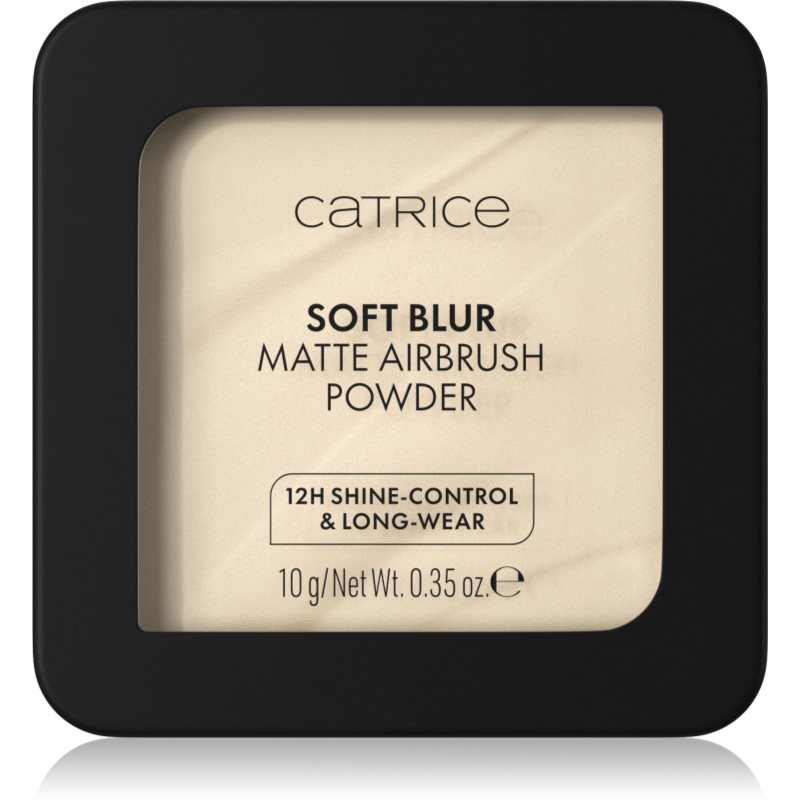 Catrice Soft Blur Matte Airbrush Powder zmatňující fixační pudr odstín 002W 10 g