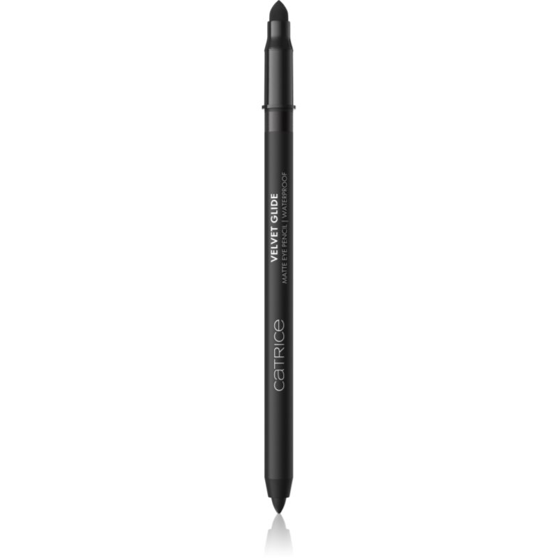 Catrice Velvet Glide vodeodolná ceruzka na oči s matným efektom odtieň 010 Black Stone 1.4 g