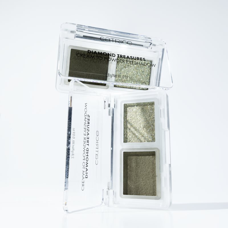 Catrice Diamond Treasures Duo Lidschatten Farbton 040 Olive Twinkle 2.8 g (Bild 8)