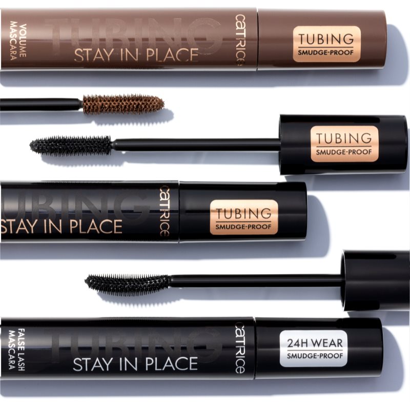 Catrice TUBING Stay In Place Wimperntusche für den Effekt künstlicher Wimpern Farbton 010 No Panda Black 11 ml (Bild 11)