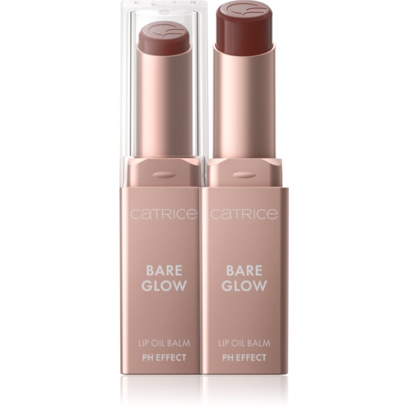 Catrice Bare Glow balzam na pery reagujúce na pH odtieň 020 Warm Mahogany 3 g