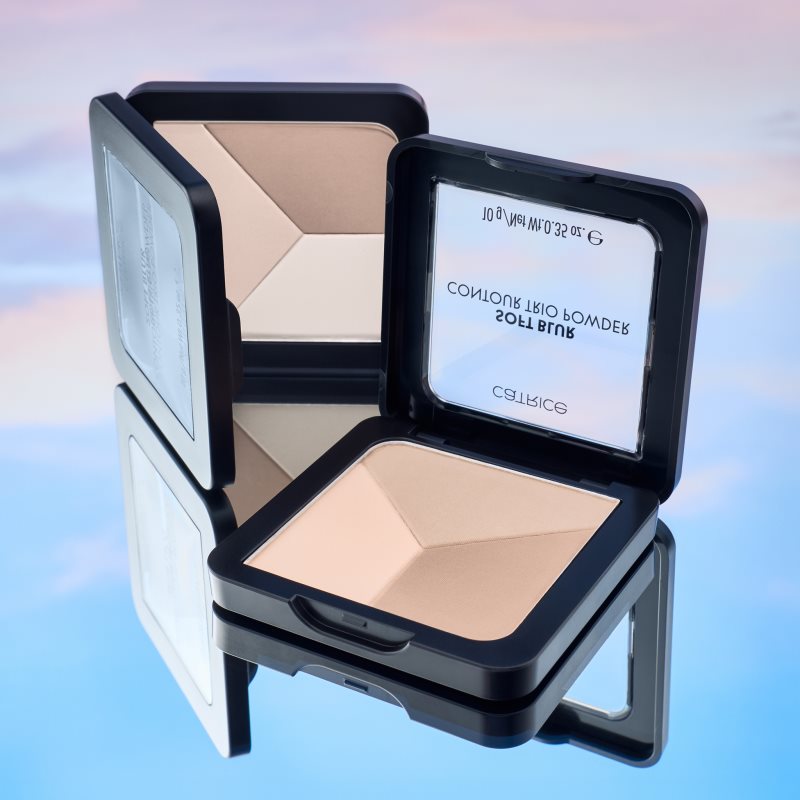 Catrice Soft Blur Contour Trio Powder kontúrovacia paletka na tvár s matným efektom odtieň C010 Cool Harmony 10 g (obrázok 5)