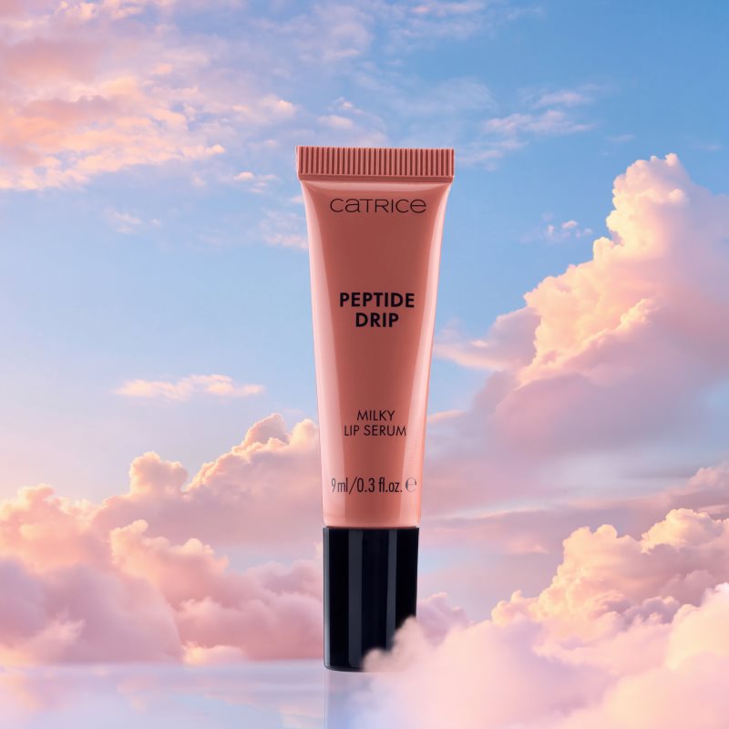Catrice Peptide Drip Milky Lip Serum ošetrujúci lesk na pery s peptidmi odtieň C020 Feelin' Peachy 9 ml (obrázok 8)