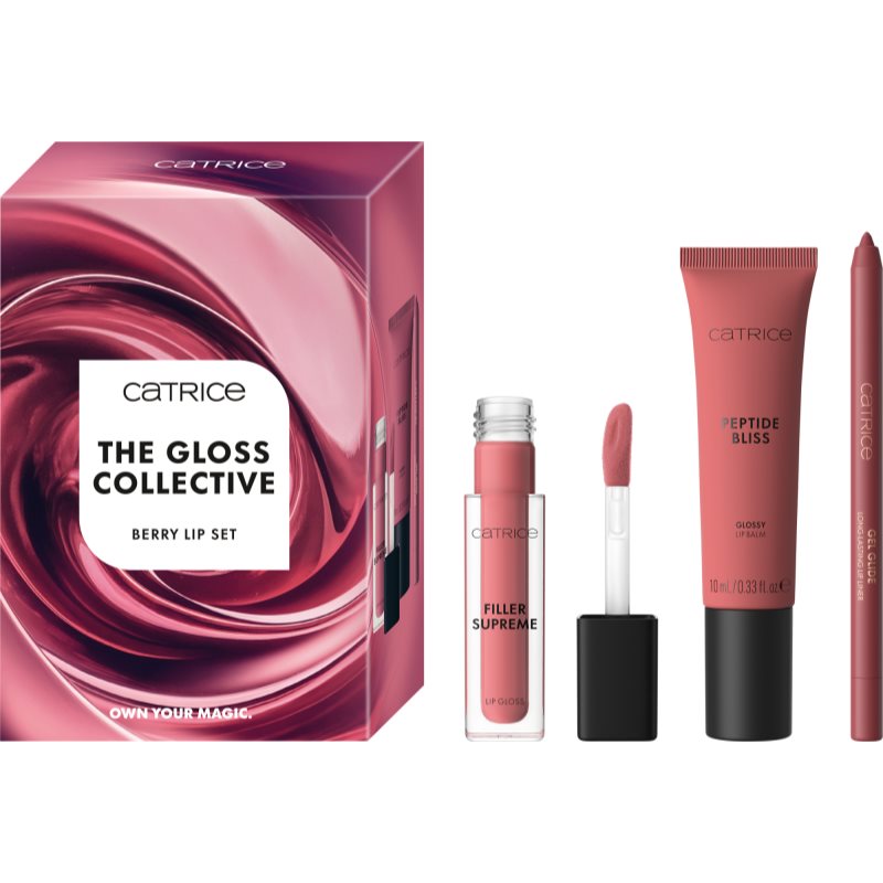 Catrice The Gloss Collective Berry Lip Set set per le labbra colore 01 Gloss The Line!