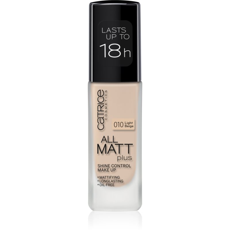 

Catrice All Matt Plus тональний крем з матуючим ефектом відтінок 010 Light Beige