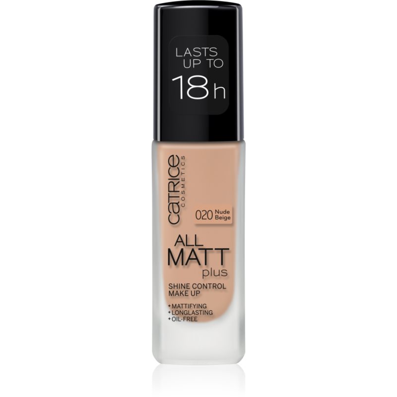 

Catrice All Matt Plus тональний крем з матуючим ефектом відтінок 020 Nude Beige