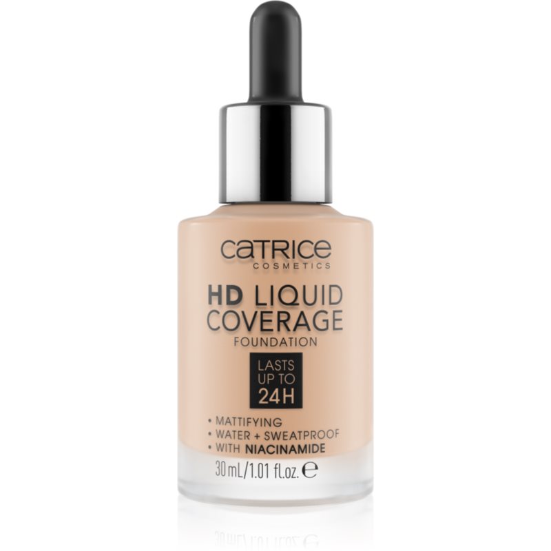 Catrice HD Liquid Coverage 24H 30 ml make-up pre ženy 030 Sand Beige