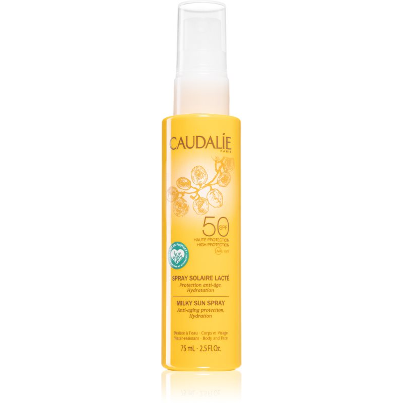 

Caudalie Suncare захисне молочко для засмаги у формі спрею SPF 50