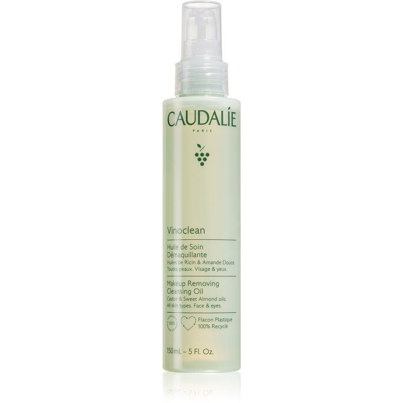 Caudalie Vinoclean Öl zum Reinigen und Abschminken für Gesicht und Augen 150 ml