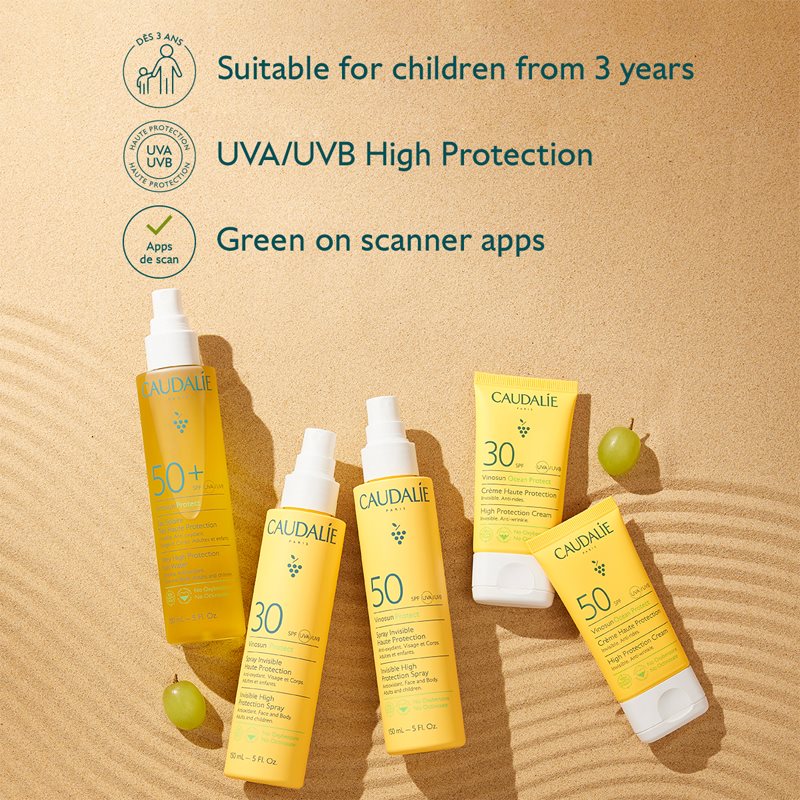 Caudalie Vinosun Protective Sunscreen Spray With Antioxidant Effect SPF 50+ 150 Ml