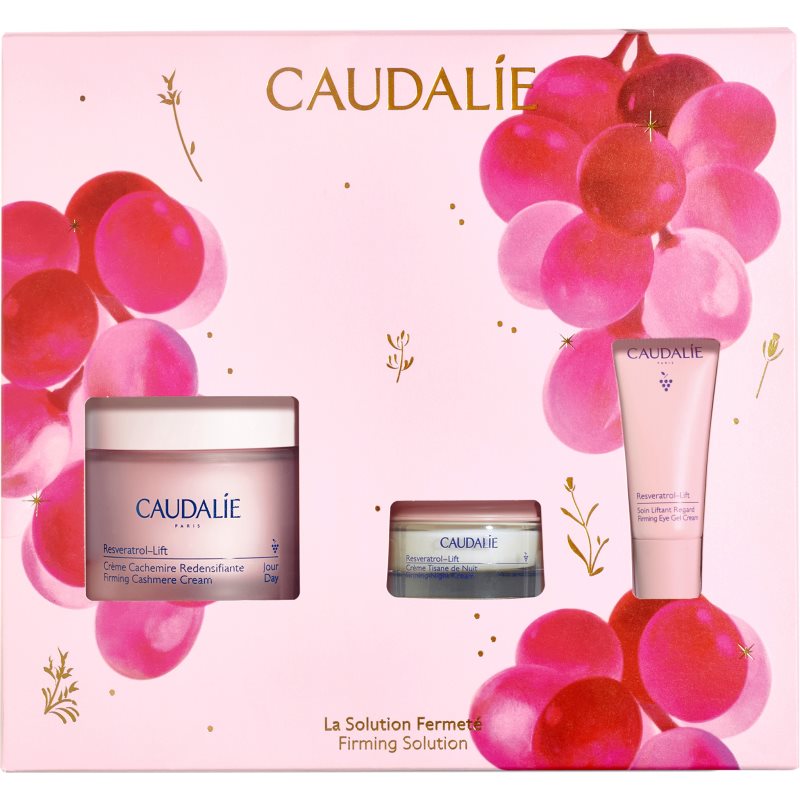 Caudalie Resveratrol-Lift Firming Solution Gift Set świąteczny zestaw prezentowy ujędrniający skórę