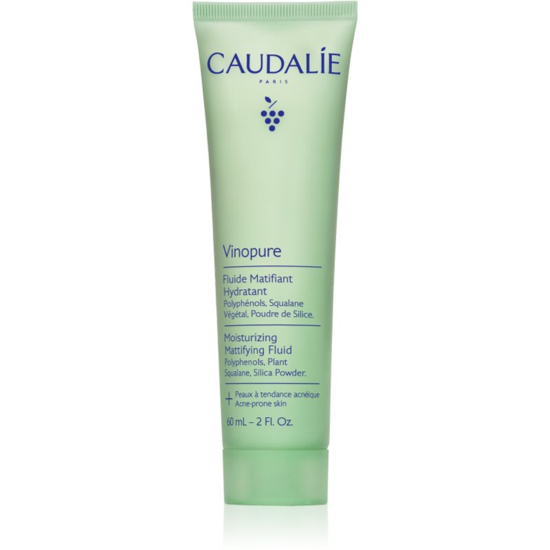 Caudalie Vinopure Mattifying Moisturizing Fluid хидратиращ флуид с матиращ ефект 60 мл.
