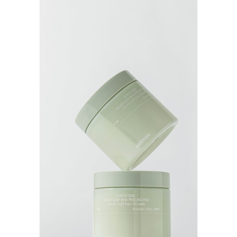 celimax Ji Woo Gae Heartleaf BHA Peeling Pad exfoliačné vankúšiky s upokojujúcim účinkom 60 ks (obrázok 7)