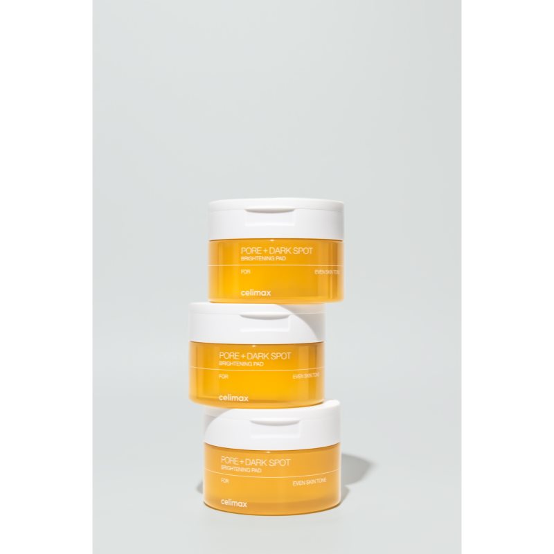 celimax Pore+Dark Spot Brightening Pad tonizačné vankúšiky pre rozjasnenie a hydratáciu 40 ks (obrázok 5)
