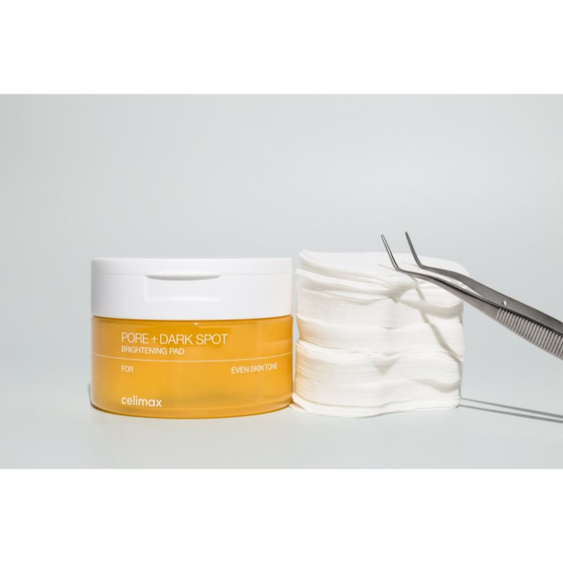 celimax Pore+Dark Spot Brightening Pad tonizačné vankúšiky pre rozjasnenie a hydratáciu 40 ks (obrázok 6)