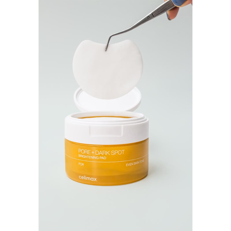 celimax Pore+Dark Spot Brightening Pad tonizačné vankúšiky pre rozjasnenie a hydratáciu 40 ks (obrázok 7)