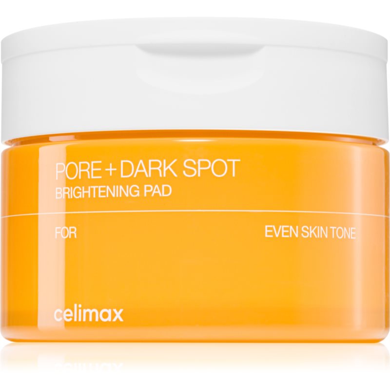 celimax Pore Dark Spot Brightening Pad blazinice natopljene tonerom za sjaj i hidrataciju 80 kom