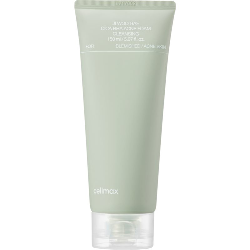 celimax Ji Woo Gae Cica BHA Acne Foam Cleansing globinsko čistilna pena za problematično kožo, akne 150 ml