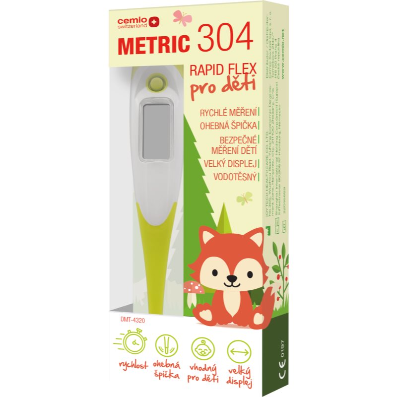 Cemio Metric 308 304 Rapid Flex цифровий термометр для дітей 1 кс