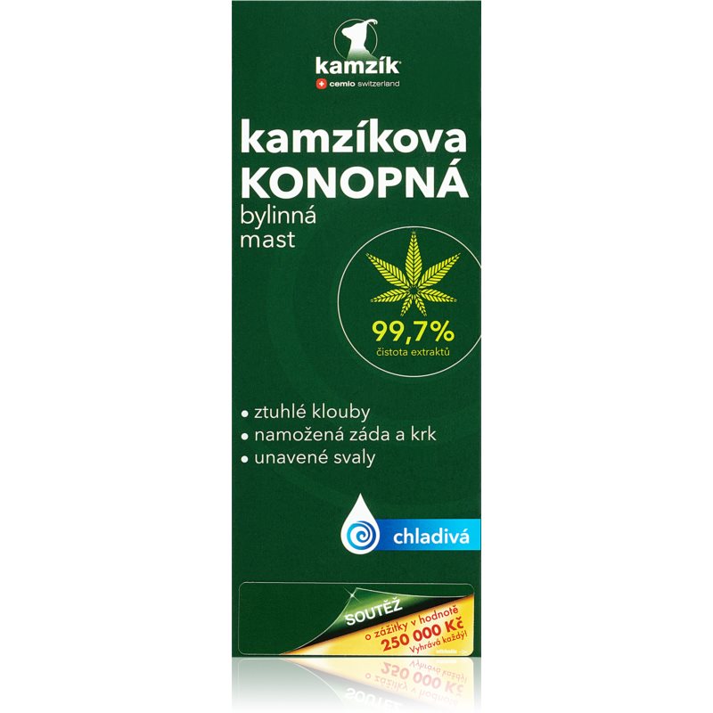 Cemio Kamzíkova konopná mast mast s chladivým účinkem 200 ml