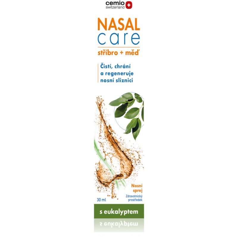 Cemio Nasal Care Striebro + Meď nosný sprej 30 ml