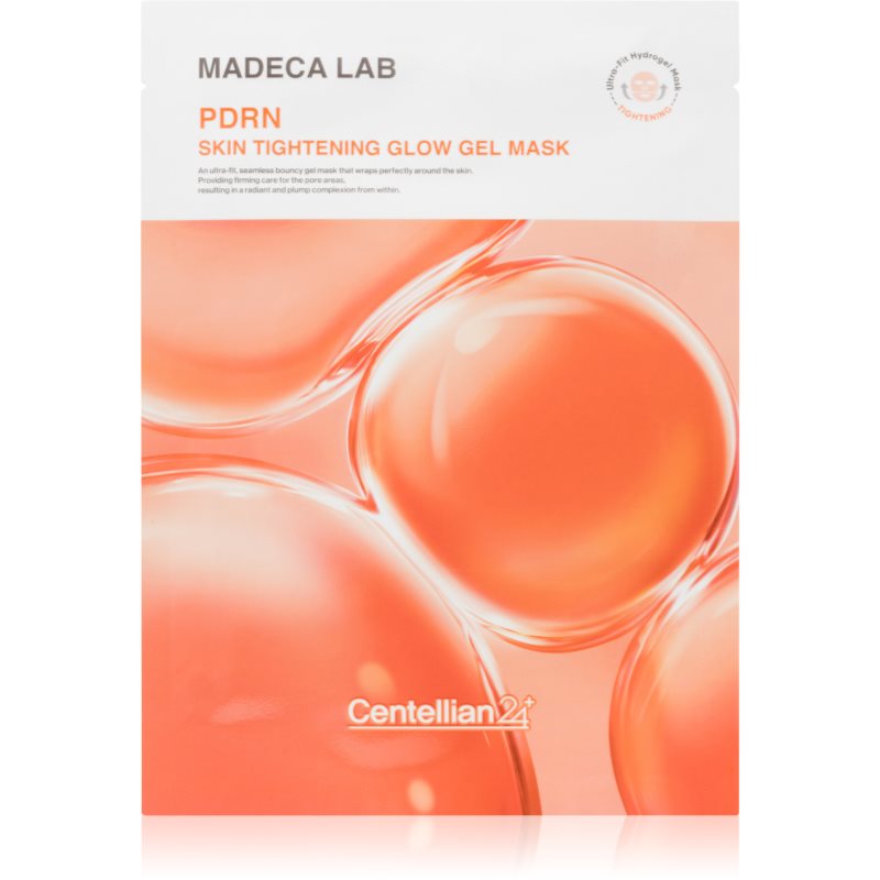 Centellian24 Madeca Lab PDRN Skin Tightening Glow Gel Mask vyhlazující plátýnková maska s chladivým účinkem 22 ml