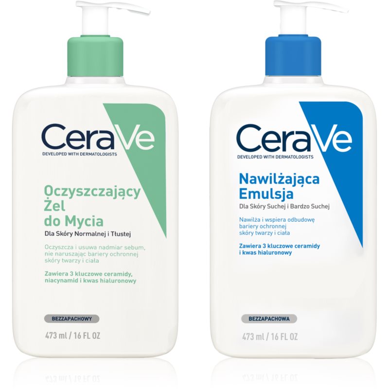 CeraVe Routine vorteilhafte Packung Für Gesicht und Körper