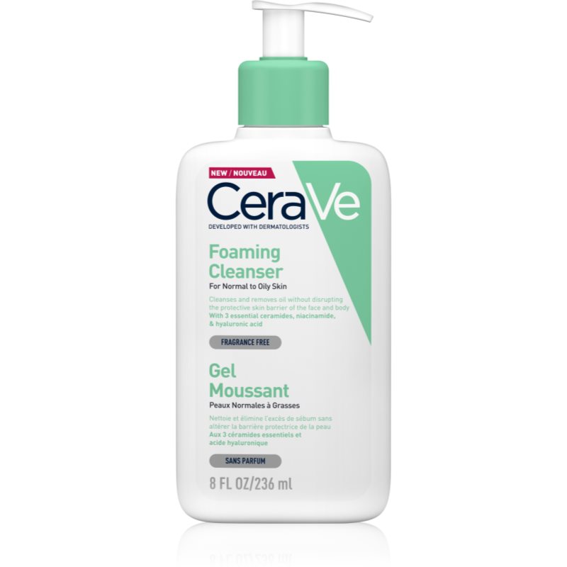 

CeraVe Cleansers очищуючий пінистий гель для нормальної та жирної шкіри