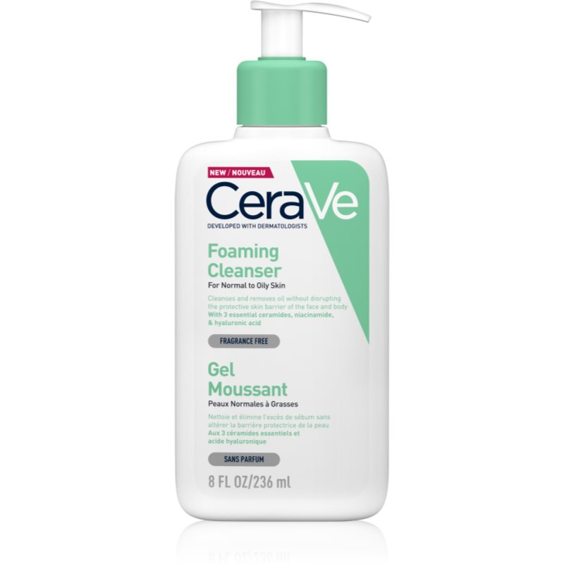 E-shop CeraVe Cleansers čisticí pěnivý gel pro normální až mastnou pleť 236 ml