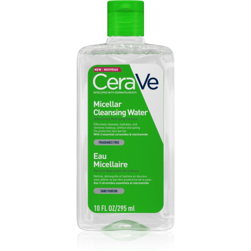 CeraVe Cleansers tisztító micellás víz hidratáló hatással 295 ml