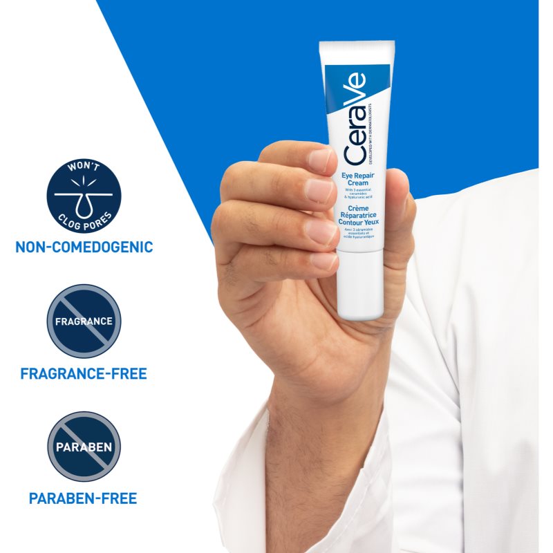 CeraVe Eye repair cream krema za područje oko očiju protiv oticanja i tamnih krugova 14 ml