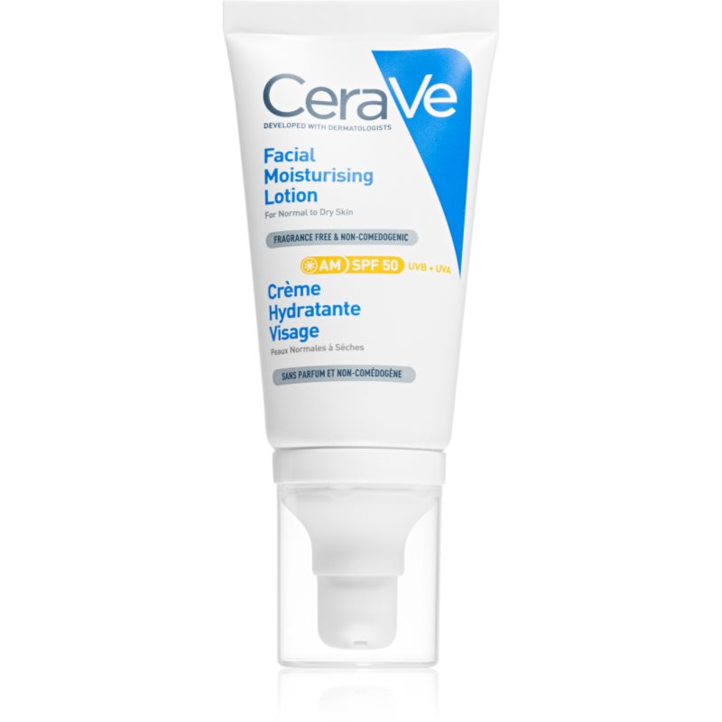 CeraVe Moisturizers Facial Moisturising Lotion trattamento idratante intensivo SPF 50 52 ml