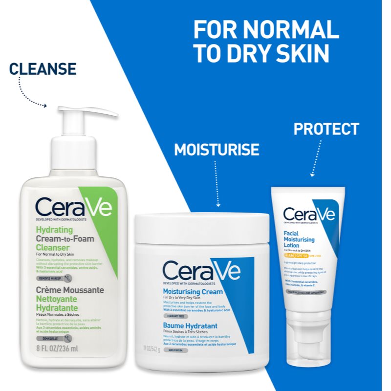CeraVe Moisturizers Moisturising Cream SPF 50 52 Ml