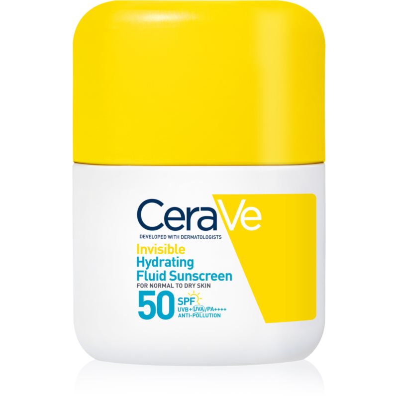CeraVe Invisible Hydrating Fluid Sunscreen SPF 50 ochranný fluid s hydratačním účinkem SPF 50 50 ml