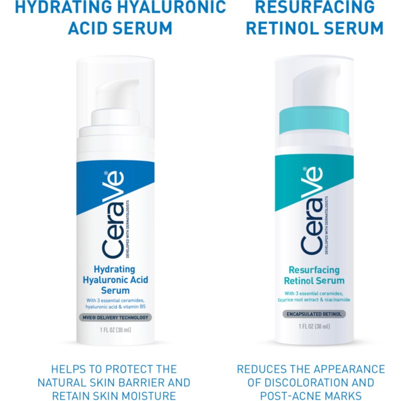 CeraVe Hydrating Hyaluronic Acid Serum Sérum Hyaluronique 30 Ml