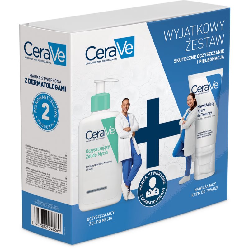CeraVe Cleansers Set Geschenkset für normale und trockene Haut