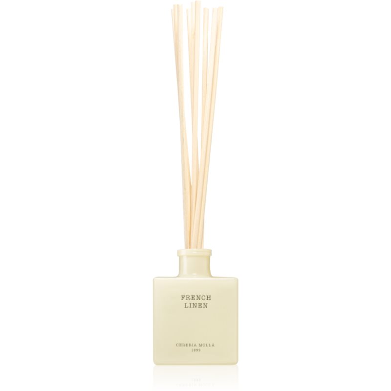 Cereria Molla Boutique French Linen aroma diffuser with refill 100 ml

