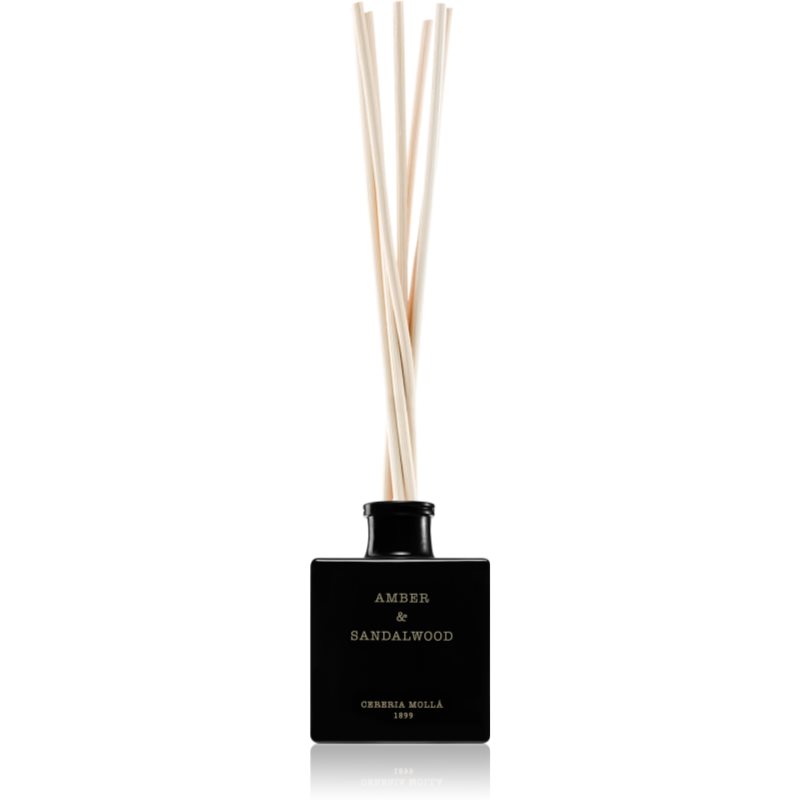 Cereria Molla Boutique Amber & Sandalwood aroma diffuser with refill 100 ml
