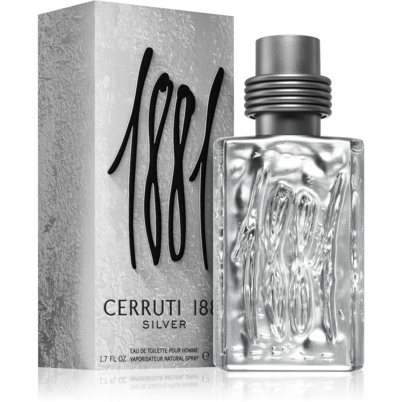 Cerruti 1881 Silver Eau De Toilette Pour Homme 50 Ml