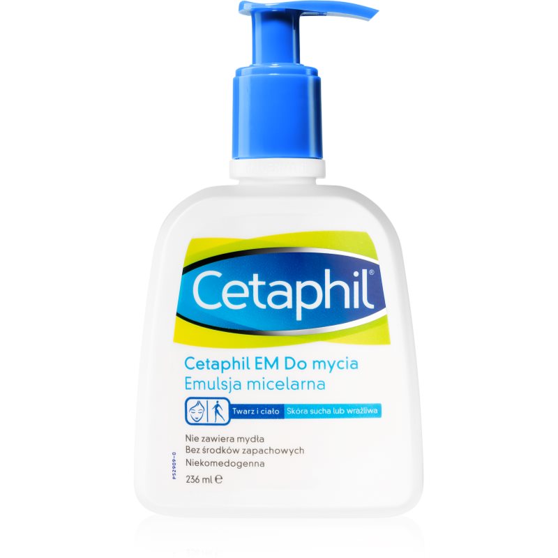 Cetaphil EM Cleansing Micellar Emulsion With Pump 236 Ml